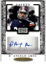 2021 SAGE Premier Draft D'Angelo Amos Autographs Black #A55 Auto