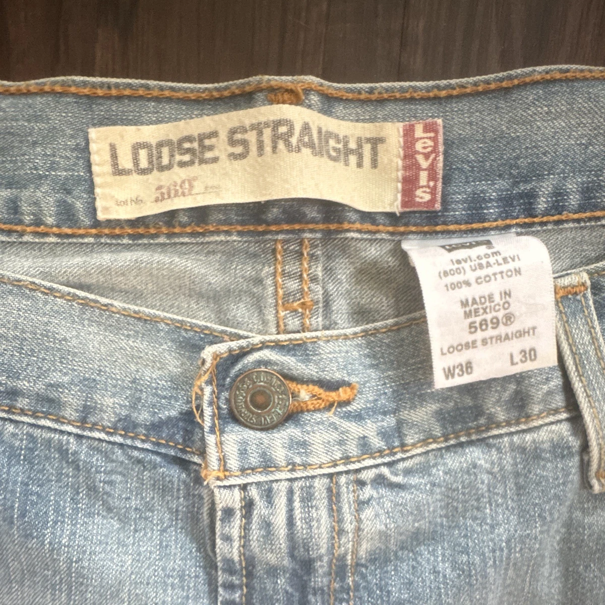 【W36 L30】 コロンビア製 USA Levi リーバイス 569 Levi's 569 36 Size Jeans for Men for sale - eBay