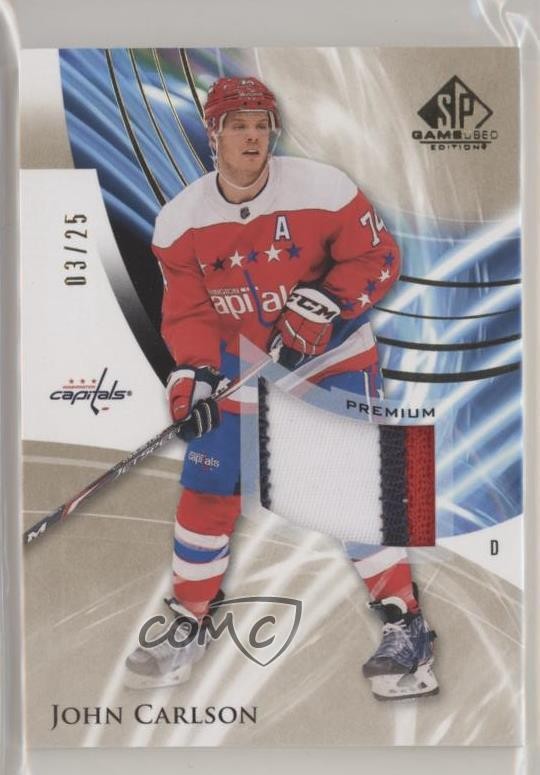 2020-21 Upper Deck SP Game Used Gold Patch 3/25 John Carlson #68 Patch n1u