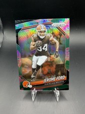 2025 Panini Prizm #227 Jerome Ford Green Prizm /18 Cleveland Browns