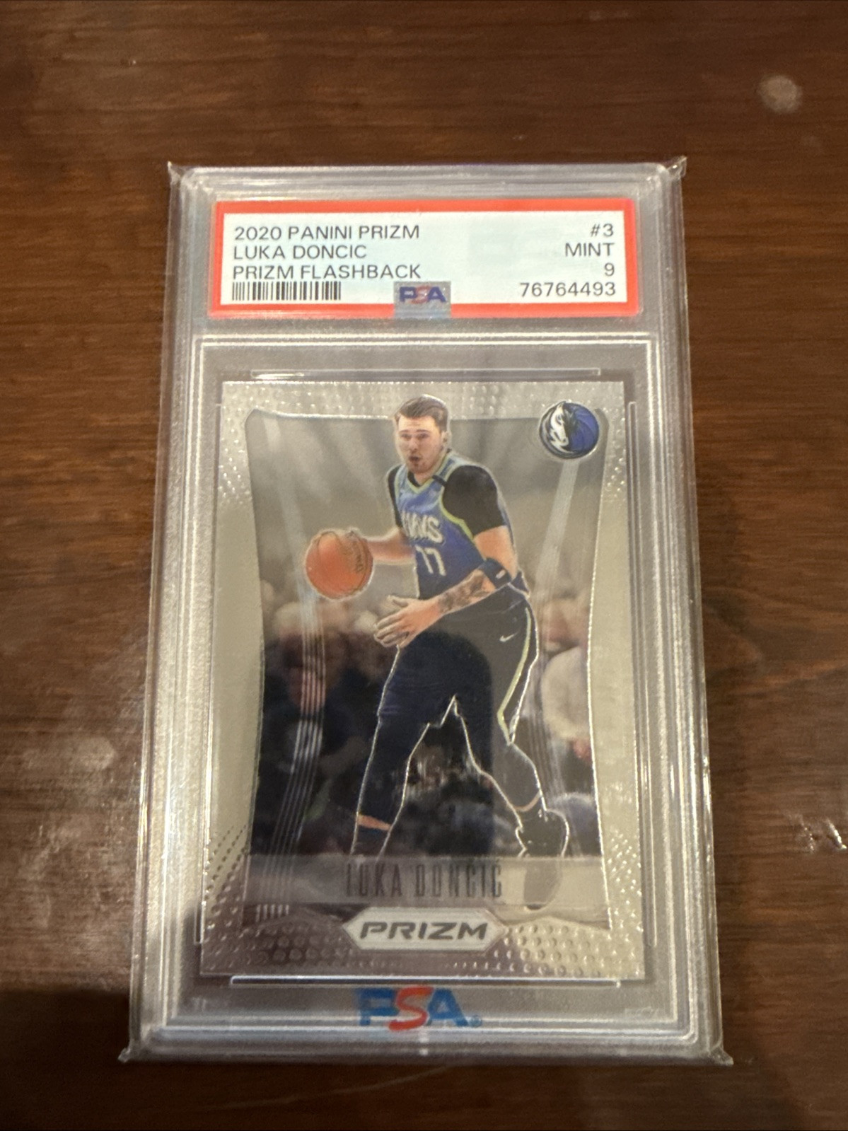 2020 Panini Prizm Luka Doncic Flashback Silver Prizm PSA 9 Mint