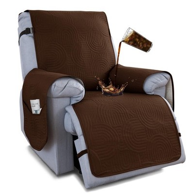 100% Waterproof Recliner Chair Cover,Non Slip Covers for Recliner Chair Washa...