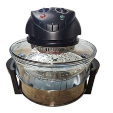 Horno de convección Mainstay Turbo 1200 W 12,5 Qt cuenco de vidrio cocina de mesa probado