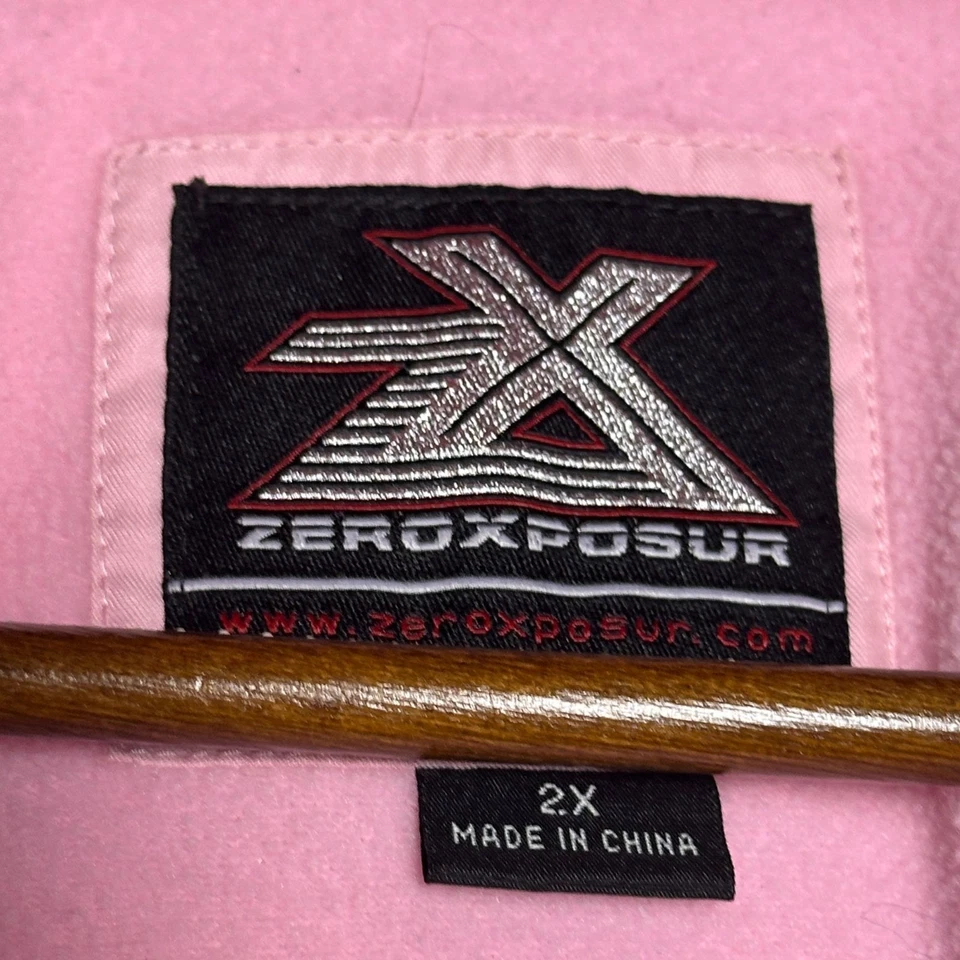 ZeroXposur Jacket Women 2x Pink Full Zip Windbreaker Ski Winter Tech Utility - Image 4 of 4