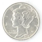 United States 1938-D Mercury Dime 10 Cents 90% Silver Denver Mint Coin