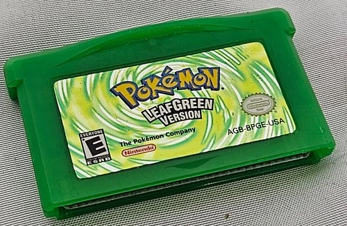 Pokémon Leaf Green Version Nintendo Game Boy Advance CART ONLY TESTED