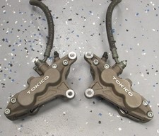 Lr Front Brake Caliper Set Wnew Pads 90mm Tokico 6-piston Triumph Upgrade