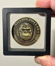 Sasquatch - Yeti  $1 MILLION DOLLAR REWARD Lucky 1.75" 3D Token Coin NEW!