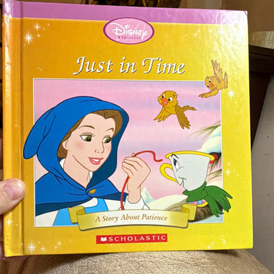 Scholastic Disney Princess Just in Time Patience Story Beauty and the Beast Book