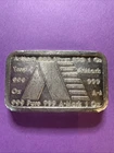 1 oz USVI Vintage 1981  A-Mark Amark Chunky Style Bar A/192/S .999 Silver