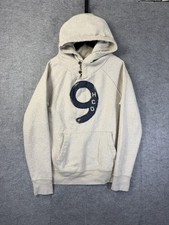 Vintage Hollister Hoodie Men XL Henley Hoody Y2K Distressed Heavy Sweatshirt