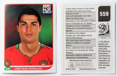 Panini FIFA World Cup 2010 - Cristiano Ronaldo Nr. 559