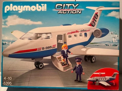 VINTAGE Playmobil 5395 Passenger Plane /  Pacific Airline / FACTORY SEALED