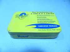 vintage ancienne boite vide Durol vulcanisation réparation auto moto