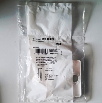 Busch-Jaeger 1743-03-24G Antennenabdeckung 3-fach   neu/originalverpackt
