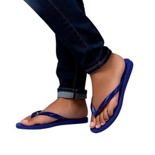 Havaianas Top Marine Blue Rubber Flip Flop Sandals Mens 11/12 Womens 13/14 NEW