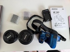 Pre-Owned Pentax K-30 DSLR Camera With 2 Lenses, Batteries, Charger, And Bag