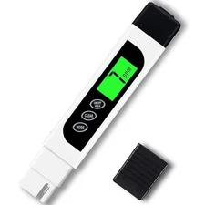 Digital TDS Meter,  3 in 1 TDS, EC & Temperature Meter, Accurate & Reliable PPM 
