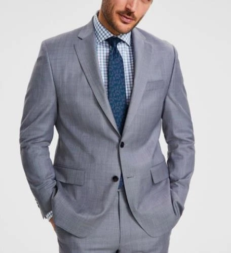 Giacca blazer tuta uomo Michael Kors vestibilità classica 44 R NUOVO $450 KAPA1KQX0003