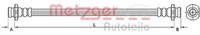 Metzger Autoteile Bremsschlauch 4110851 FüR Qashqai Nissan J10 1 NJ10 Dci Allrad