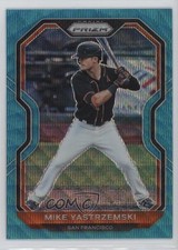 2021 Panini Prizm Teal Wave Prizm Mike Yastrzemski #33 1e51