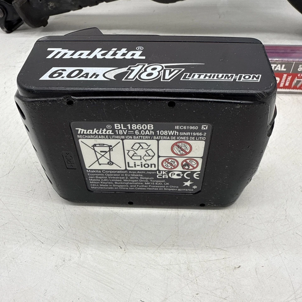 Makita DJR187Z 18V Brushless Reciprocating Saw, + Blades +6Ah Battery AU Stock. - image 4 of 4