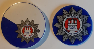 Polizeichor Blaue Jungs Hamburg- Harburg, Button/Ansteckplaketten