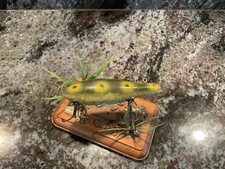 Vintage Heddon Bottle Nose Tadpolly Fishing Lure Antique Tackle Box Bait, FROG