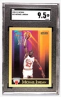 1990-91 Skybox #41 Michael Jordan Chicago Bulls HOF SGC 9.5 MT+ Classic Card