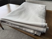 Vintage Melton Wool Cream/ White color 140" X 52" 3.88 Yards Sewing