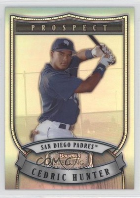 2007 Bowman Sterling Prospects Refractor 157/199 Cedric Hunter #BSP-CH 0c2