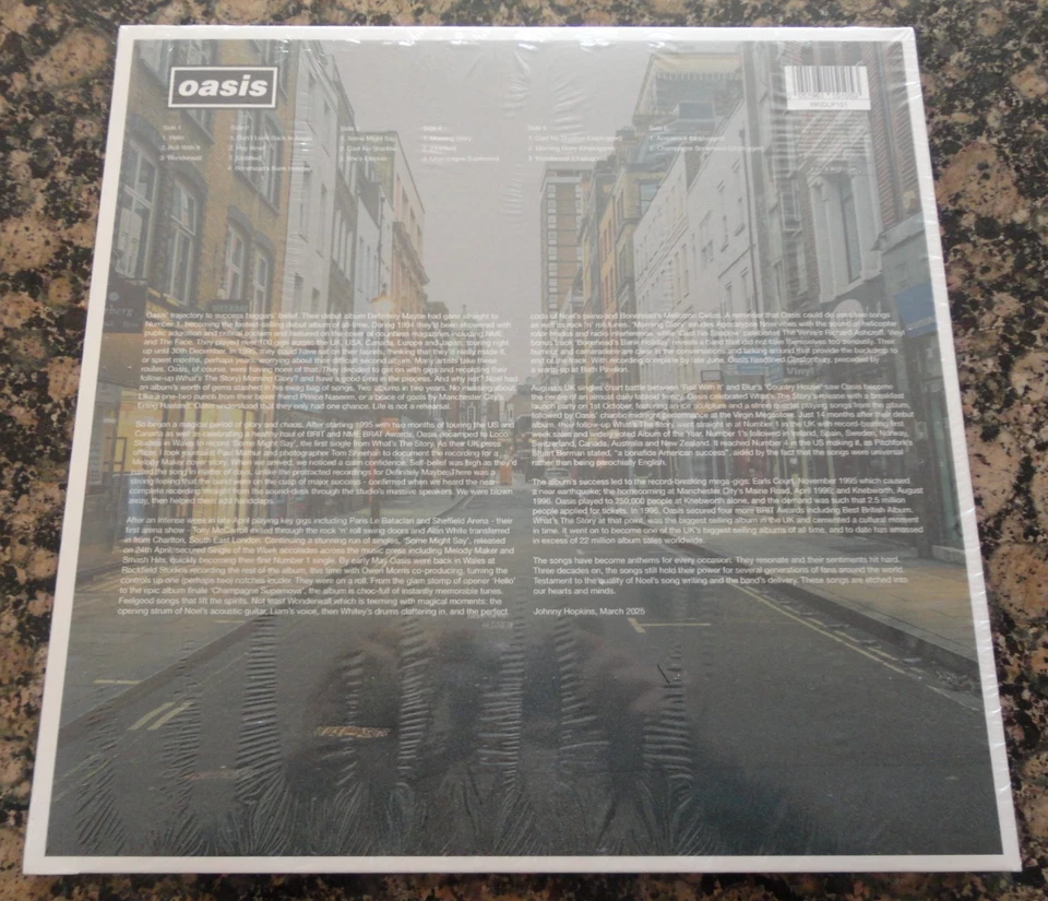 OASIS (WHAT'S THE STORY) MORNING GLORY? ~ LTD ED 30th ANNIV 3x 180gram VINYL LP - Image 3 of 4