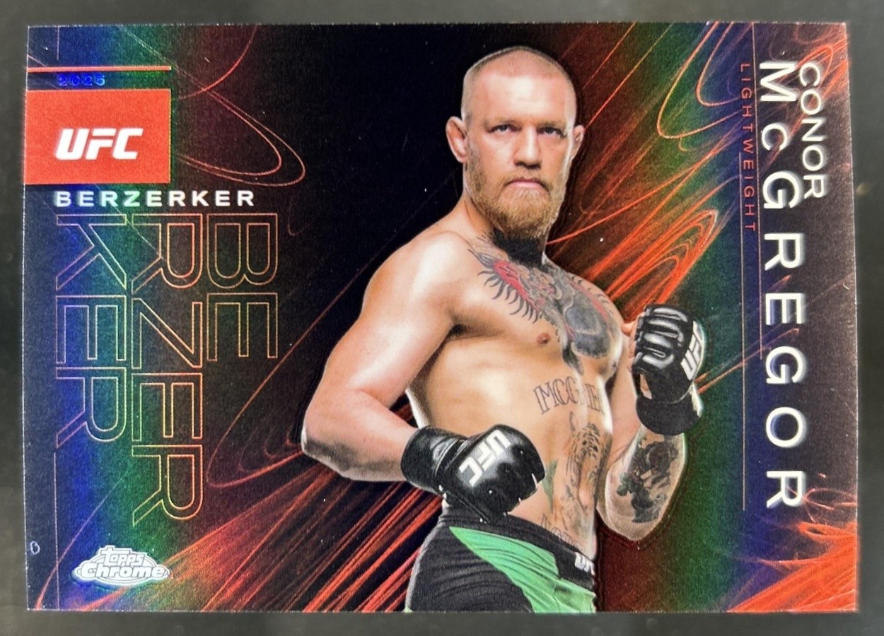 2025 Topps UFC Chrome Conor McGregor Berzerker #BZK-7