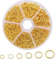 Jump Rings Diy Set 970 StüCk Offene Ringe Biegeringe Schmuckherstellung 85G