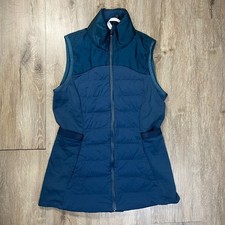 Lululemon Down For It All Vest Womens Size 6 Blue Puffer Insulated