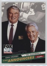 1995 Skybox Impact Fox Announcers John Madden Pat Summerall #1 HOF a8a