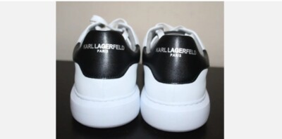 7ep● / Karl Lagerfeld Paris Mens Sneakers Karl Head White SZ 11.5 M