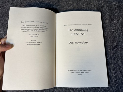 The Anointing of the Sick by Paul Meyendorff (Orthodox Liturgy Series 1)(bin119) - Picture 8 of 15