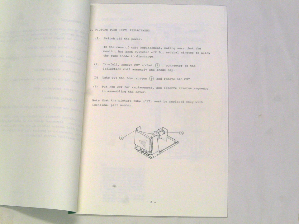 Monitor de imagen CCTV Canon modelo PM-560 5" Foto 4 de 4