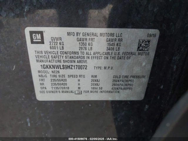 Used Front Left Door Interior Trim Panel fits: 2017 Gmc Acadia Grade A Foto 4 de 4