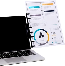 Monitor Document Paper Holder for Typing | Clips to Laptops & Desktop Monitors