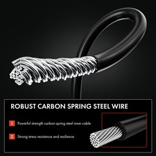 Handbrake Cable Left For Chevrolet: Cruze, Opel: Astra, Astra J, Vauxh – D2P Autoparts