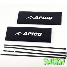 Neoprene Trials Fork Guards for most Trials Bikes inc 4 Zip Ties Apico Black