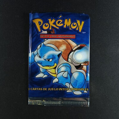 Base Set Spanish - Empty Booster Pack - Vintage Display Pokemon | eBay