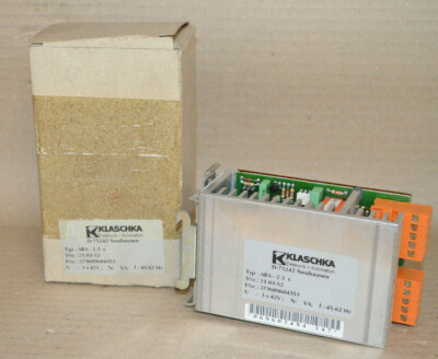Klaschka Industrieelektronik ABA-2.3 c  21.03-52 NEU OVP