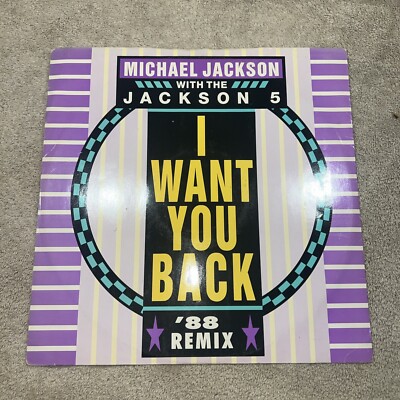 MICHAEL JACKSON with the JACKSON 5 - I Want You Back 1988 remix UK