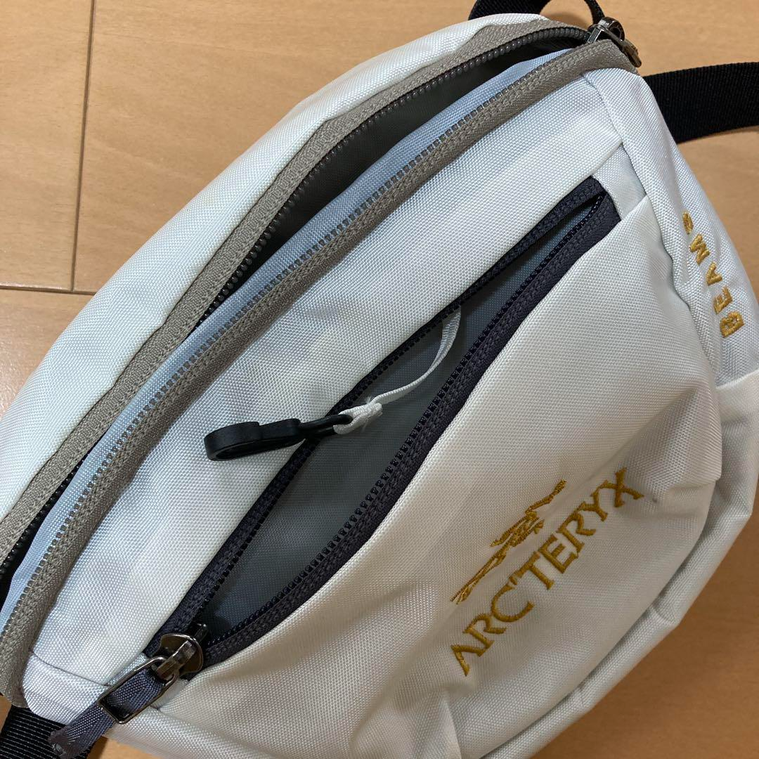 Arc'teryx x BEAMS Mantis 1 Waistpack White Limited Edition Japan