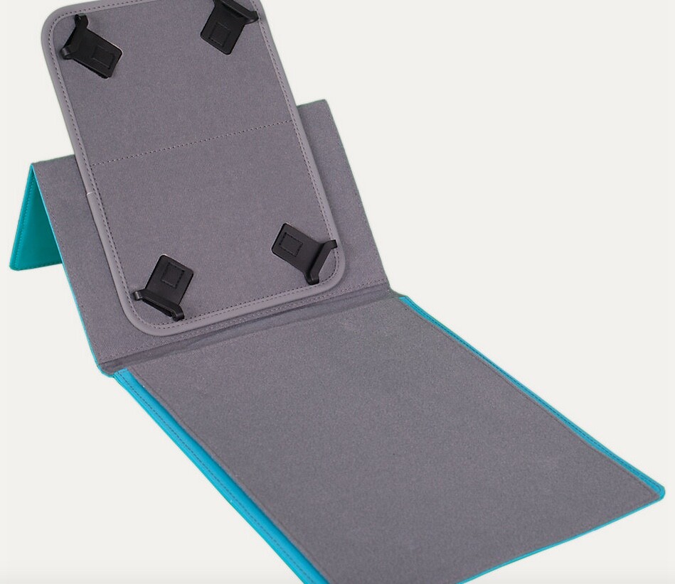 Mead Five Star Tablet Stand and Notebook Case Teal Turquoise Blue New