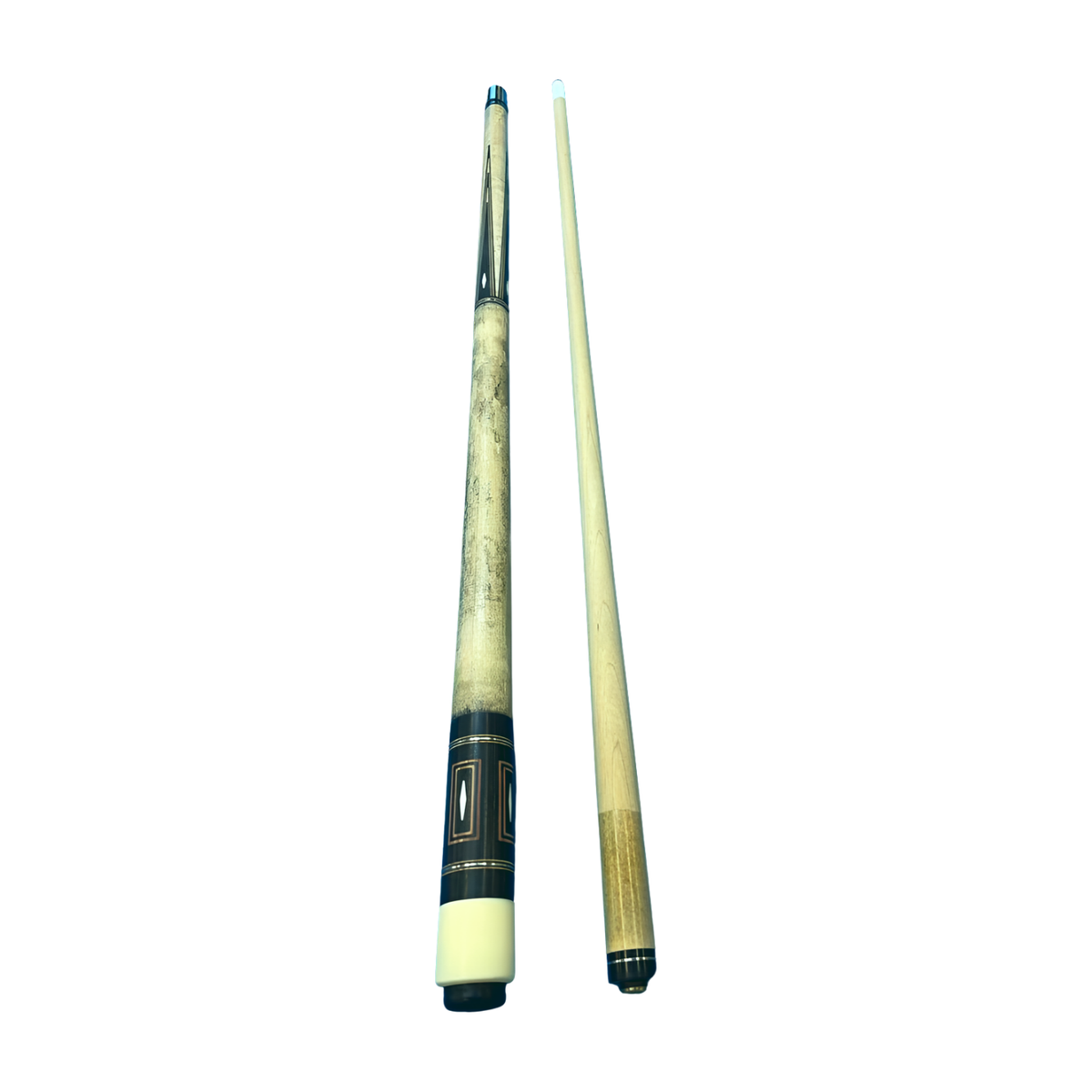 Old Schon Custom Billiard Cue SL7 Double Box Inlay 90s