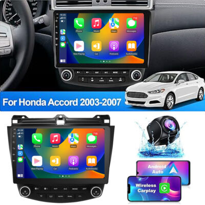 Car Radio Stereo Carplay For 2003-2007 Honda Accord 4+64G 9in RDS Head Unit